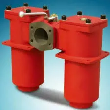 Vysokotlakový potrubný filter s dvojitou vložkou